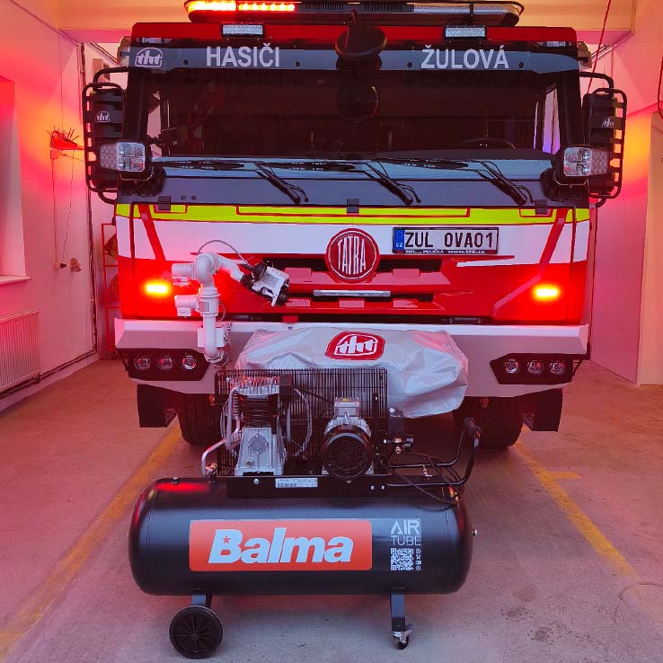 Pístový kompresor Balma 4/200